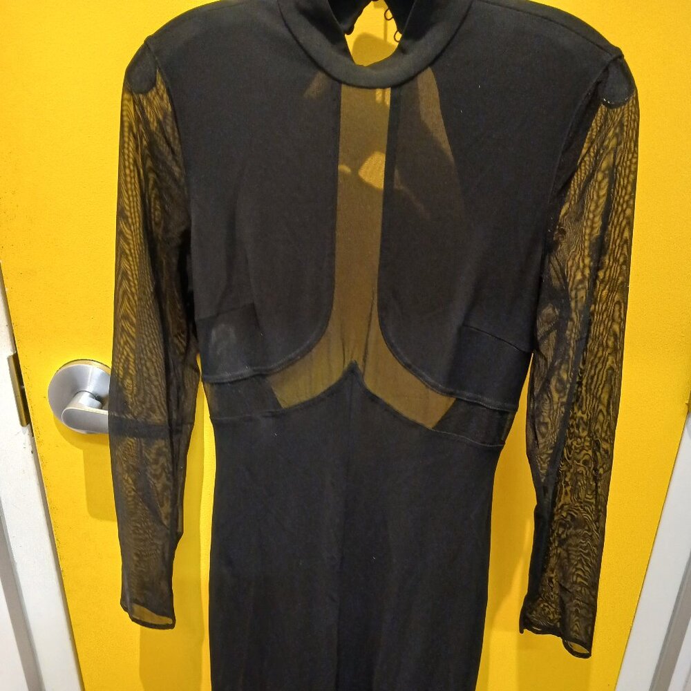 Escada Long Couture Black Dress